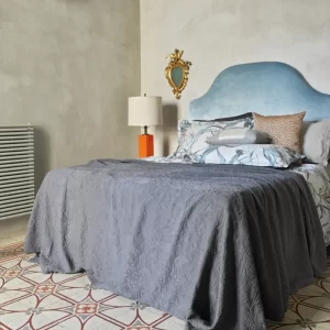 Colcha Jacquard Stone Washed Lampasso ambiente